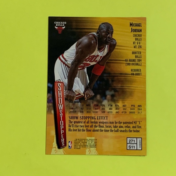 Michael Jordan ShowStoppers #BAS129 - Picture 4 of 4